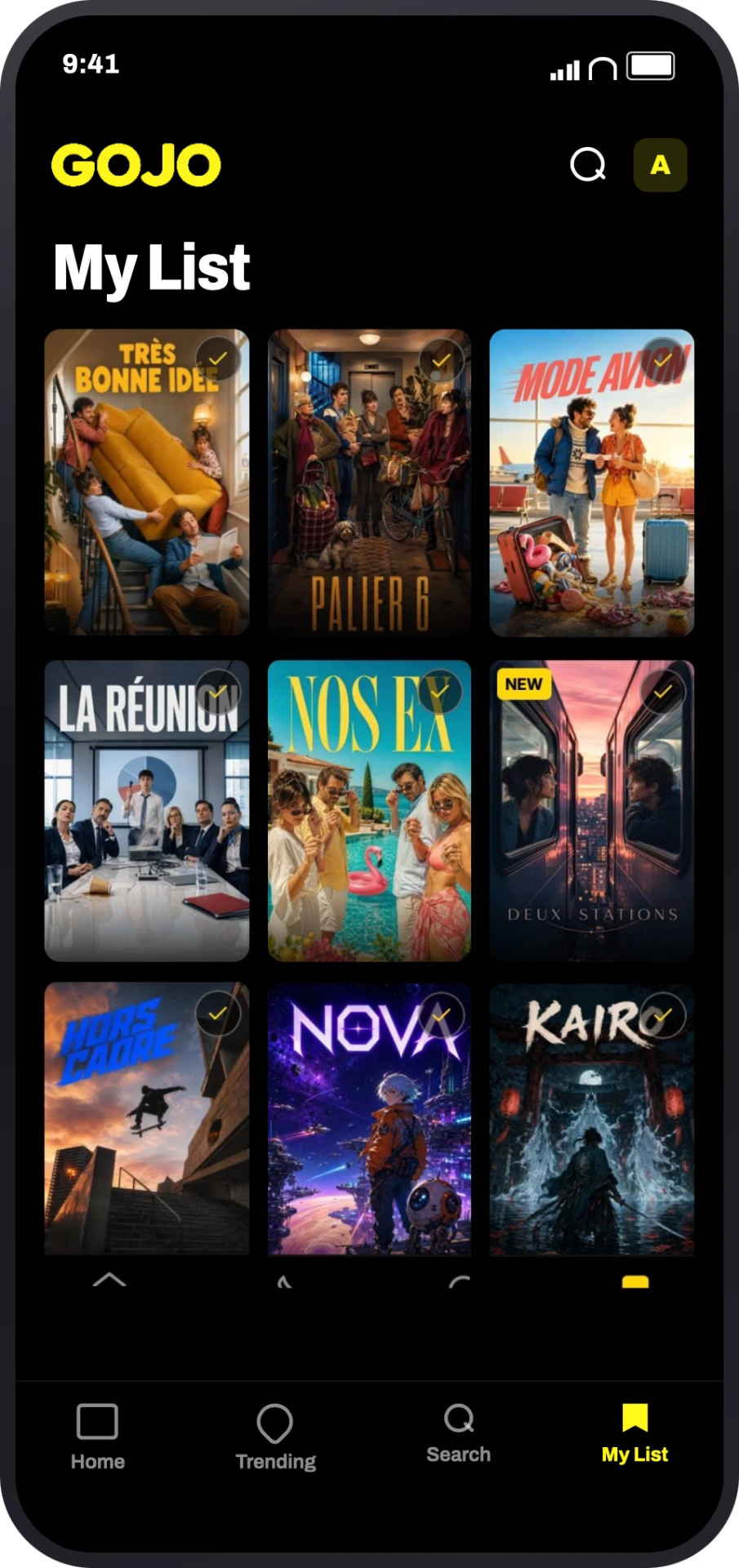 A personal GOJO list of saved titles